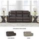 Lavenhorne Granite Reclining Sofa with Drop Down Table