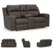 Lavenhorne Granite Reclining Console Loveseat