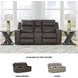 Lavenhorne Granite Reclining Console Loveseat