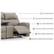 Lavenhorne Pebble Reclining Console Loveseat