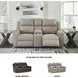 Lavenhorne Pebble Reclining Console Loveseat