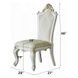 Picardy Butterscotch Upholstered Side Chair with Nailhead Trim Set of 2