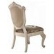 Chantelle Rose Gold and Pearl Beige Upholstered Side Chair Set of 2