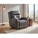 Point Break True Grit Greystone Power Wall Hugger Recliner with Power Headrest and Lumbar