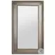 Prazzo Antique Silver Leaf Rectangular Floor Mirror