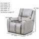 Westchester Platinum Rocker Recliner with USB Charging