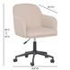 Sydney Taupe Performance Fabric Upholstered Swivel Desk Chair