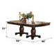 Chateau De Ville Espresso 96" Extendable Rectangular Dining Table