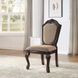 Chateau De Ville Brown Upholstered Side Chair Set of 2