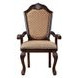 Chateau De Ville Brown Upholstered Arm Chair Set of 2