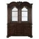 Chateau De Ville Espresso 4 Door Buffet and Hutch with LED