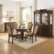 Chateau De Ville Espresso 4 Door Buffet and Hutch with LED