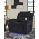 Broad Cove Black Zero Gravity Power Recliner with USB Charging and LED