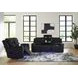Broad Cove Black 78" Zero Gravity Power Reclining Loveseat with USB Charging and LED