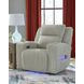 Broad Cove Alloy Zero Gravity Power Recliner with USB Charging and LED