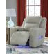 Broad Cove Alloy Zero Gravity Power Recliner with USB Charging and LED