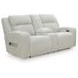 Broad Cove Alloy 78" Zero Gravity Power Reclining Loveseat with USB Charging and LED