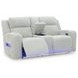 Broad Cove Alloy 78" Zero Gravity Power Reclining Loveseat with USB Charging and LED