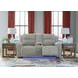 Broad Cove Alloy 78" Zero Gravity Power Reclining Loveseat with USB Charging and LED