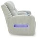 Broad Cove Alloy 78" Zero Gravity Power Reclining Loveseat with USB Charging and LED