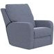 Lullaby Denim Auto Glide Power Recliner with Power Headrest and USB Charging
