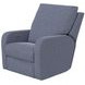 Lullaby Denim Auto Glide Power Recliner with Power Headrest and USB Charging