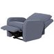 Lullaby Denim Auto Glide Power Recliner with Power Headrest and USB Charging