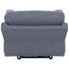 Lullaby Denim Auto Glide Power Recliner with Power Headrest and USB Charging