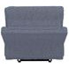 Lullaby Denim Auto Glide Power Recliner with Power Headrest and USB Charging