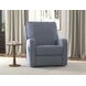 Lullaby Denim Auto Glide Power Recliner with Power Headrest and USB Charging
