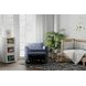 Lullaby Denim Auto Glide Power Recliner with Power Headrest and USB Charging