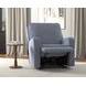 Lullaby Denim Auto Glide Power Recliner with Power Headrest and USB Charging