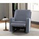 Lullaby Denim Auto Glide Power Recliner with Power Headrest and USB Charging