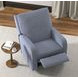Lullaby Denim Auto Glide Power Recliner with Power Headrest and USB Charging