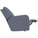 Lullaby Denim Auto Glide Power Recliner with Power Headrest and USB Charging