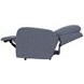 Lullaby Denim Auto Glide Power Recliner with Power Headrest and USB Charging