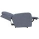 Lullaby Denim Auto Glide Power Recliner with Power Headrest and USB Charging