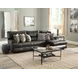 Como Steel Leather 3 Piece Power Reclining Modular Sectional with RAF Chaise