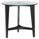 Capri Espresso Round End Table
