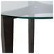 Capri Espresso Round End Table