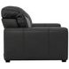 Ferrara Black Leather Zero Gravity Power Recliner with Power Headrest and USB Charging