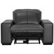 Ferrara Black Leather Zero Gravity Power Recliner with Power Headrest and USB Charging