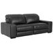 Ferrara Black Leather Zero Gravity Power Reclining Living Room Set with Power Headrest and USB Charging