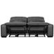Ferrara Black Leather Zero Gravity Power Reclining Living Room Set with Power Headrest and USB Charging
