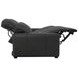 Ferrara Black Leather 93" Zero Gravity Power Reclining Sofa with Power Headrest and USB Charging