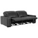 Ferrara Black Leather 93" Zero Gravity Power Reclining Sofa with Power Headrest and USB Charging