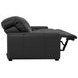 Ferrara Black Leather 93" Zero Gravity Power Reclining Sofa with Power Headrest and USB Charging