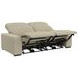 Ferrara Smoke Leather 93" Zero Gravity Power Reclining Sofa with Power Headrest and USB Charging