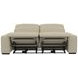 Ferrara Smoke Leather 93" Zero Gravity Power Reclining Sofa with Power Headrest and USB Charging