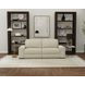 Ferrara Smoke Leather 93" Zero Gravity Power Reclining Sofa with Power Headrest and USB Charging